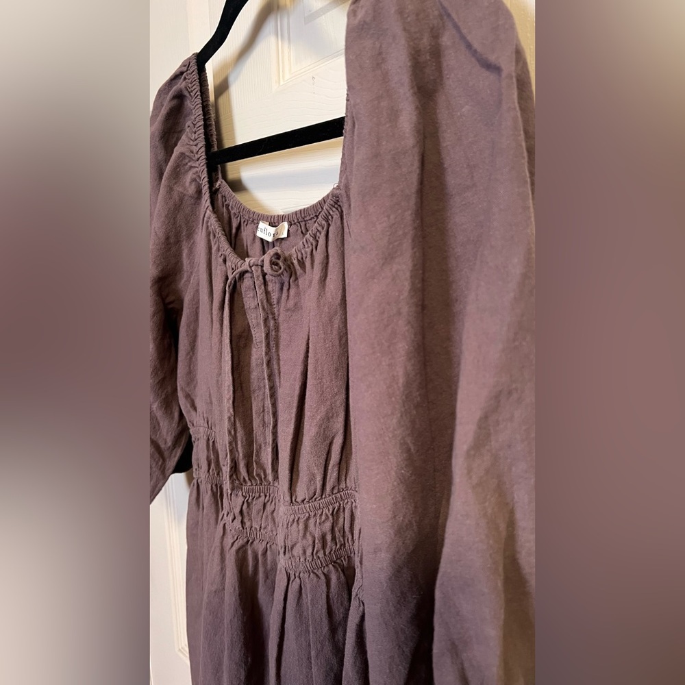Neuflora Plum Dress in Plum Size L - Picture 2 of 4